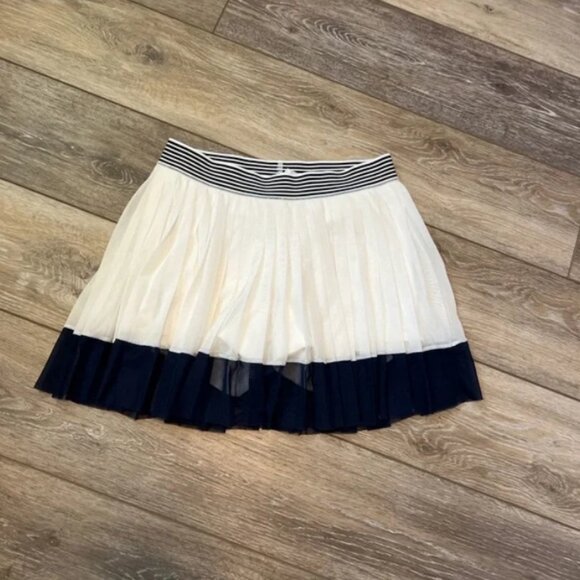 J. Crew White and Navy Mini Skirt - Picture 4 of 11